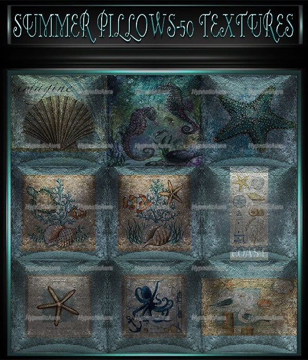 A~SUMMER PILLOWS-50 TEXTURES