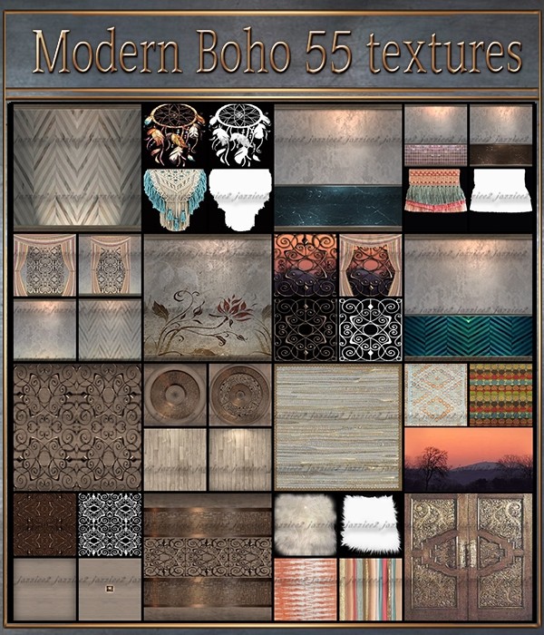 Modern Boho 55 Textures - Jazziee2