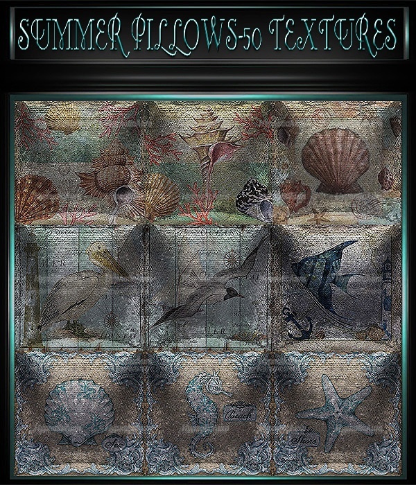 A~SUMMER PILLOWS-50 TEXTURES