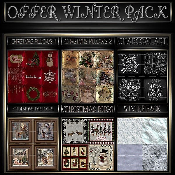 A~OFFER WINTER PACK-200 TEXTURES