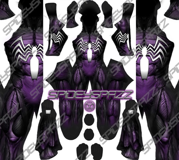 Purple Symbiote 2 Spider-Man