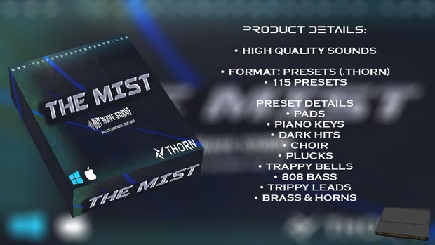 INIT WAVE STUDIO - THE MIST EXPANSION (FOR THORN VST)
