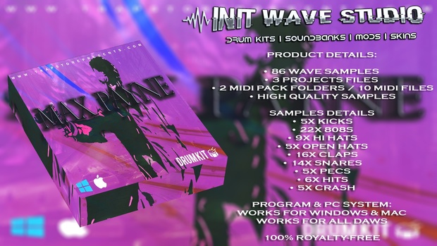 INIT WAVE STUDIO - MAX PAYNE EARLY RELEASE ( NO MIDI AND FLP YET)