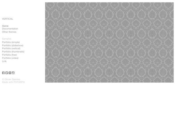 VERTICAL theme for Kirby cms