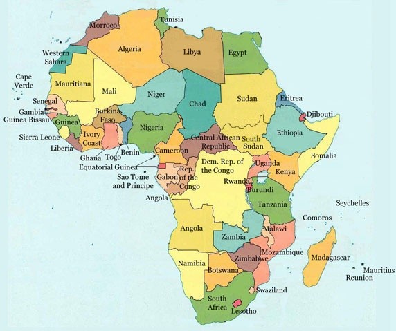 Datos Mundiales NOAA-GHCN. Zona AFRICA. / Global climatic data. AFRICA (NOAA-GHCN)