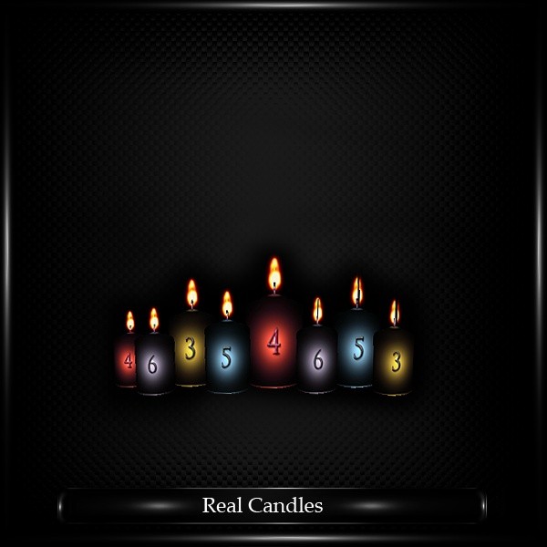 REAL CANDLES