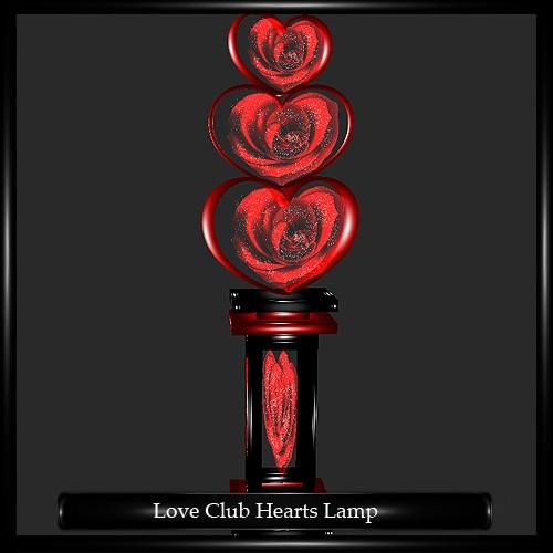 Love Club Hearts Lamp