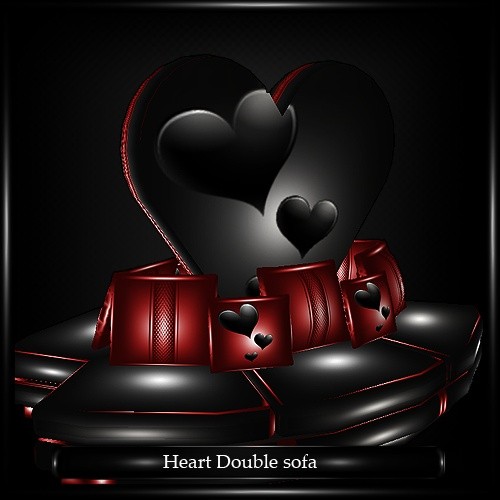 Heart Double Sofa