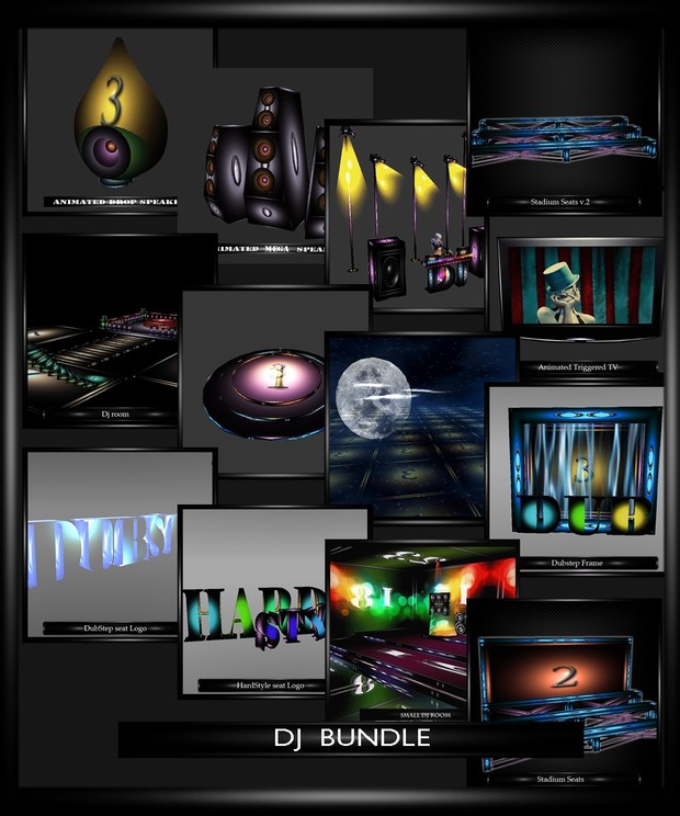 DJ BUNDLE (3 ROOM 10 FURNITURE MESH)