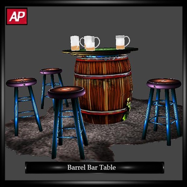 Barrel Bar Table