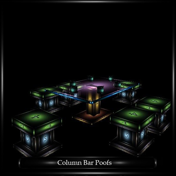 COLUMN BAR POOFS