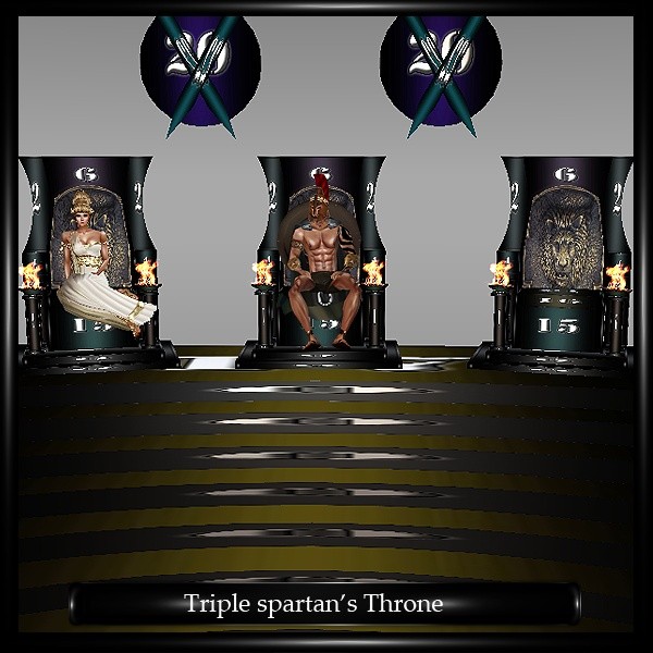 TRIPLE SPARTAN S THRONE