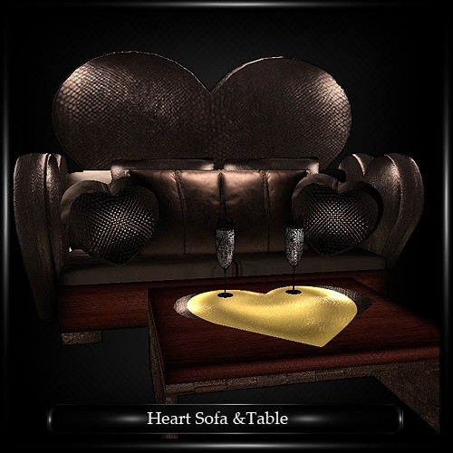 Heart Sofa & Table
