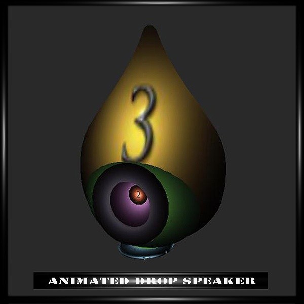 ANIMATED DROP SPEAKER