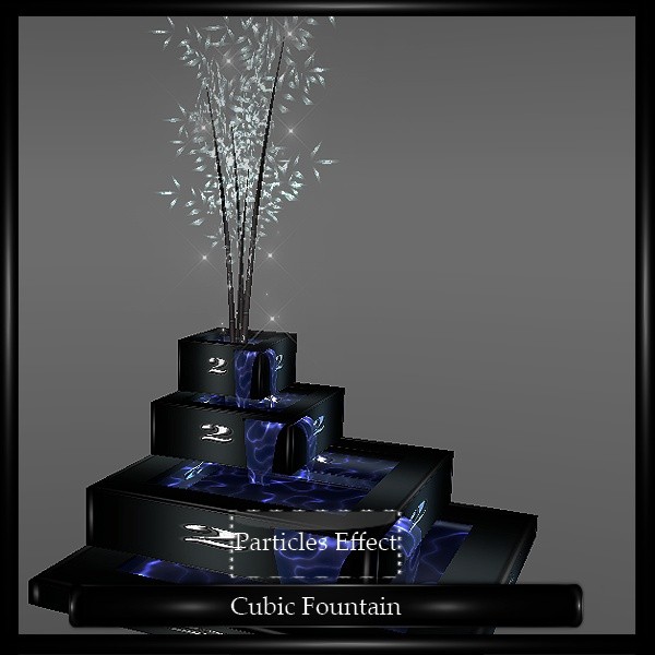 CUBIC FOUNTAIN (WITH PARTICLES)