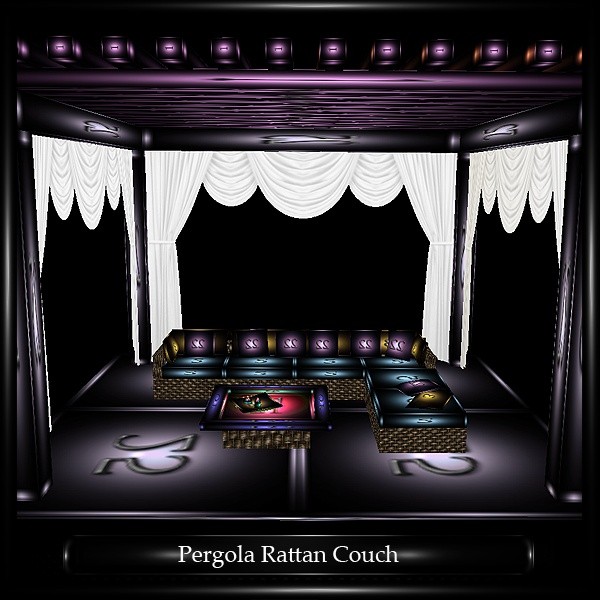 PERGOLA RATTAN COUCH