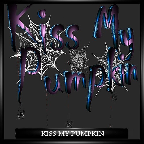 KISS MY PUMPKIN HALLOWEEN LOGO
