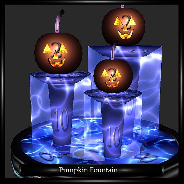pumpkin fountain