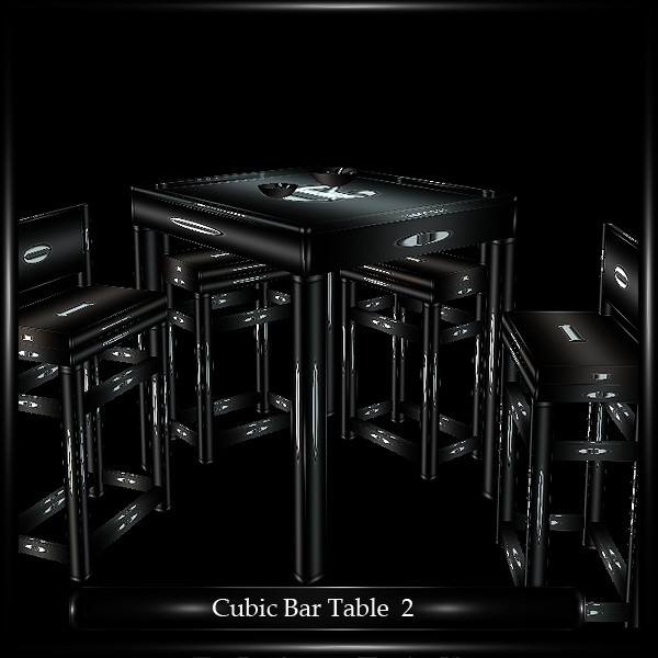 CUBIC BAR TABLE 2