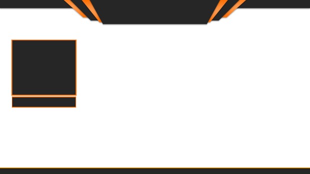 Twitch Overlay Design (Orange & Black