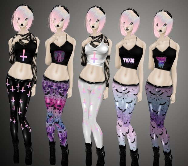 Gothic Pastel Clothing Textures NO RESELL