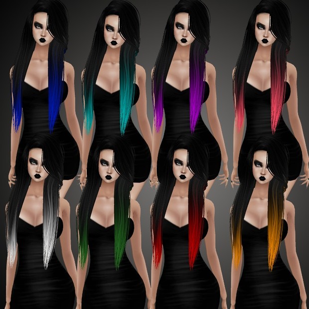 Color Tip Hair Bundle