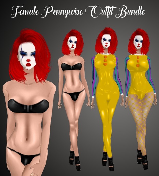 Female Pennywise Outfit Bundle
