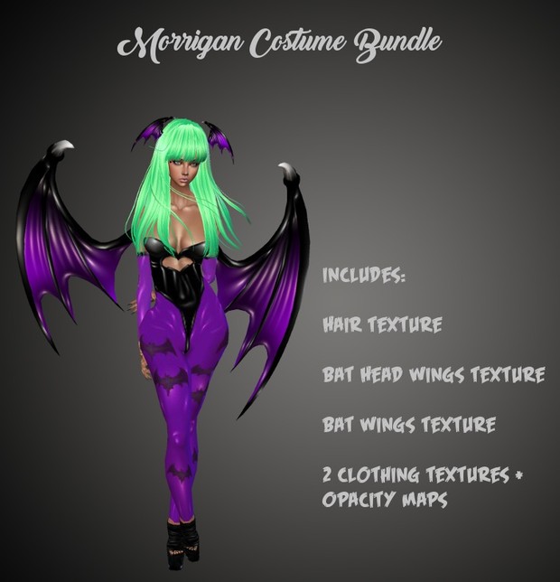 Morrigan Costume Bundle