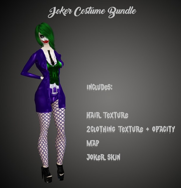 Joker Costume Bundle