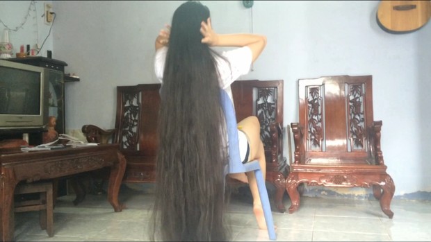 My long hair - My treasur