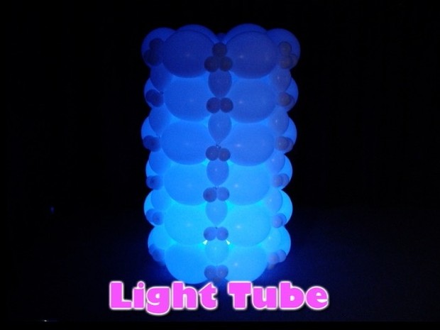 Light Tube Balloon Decor Design by Steven Jones