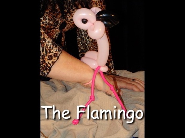 Flamingo Balloon Animal Bracelet by Vicky Kimble