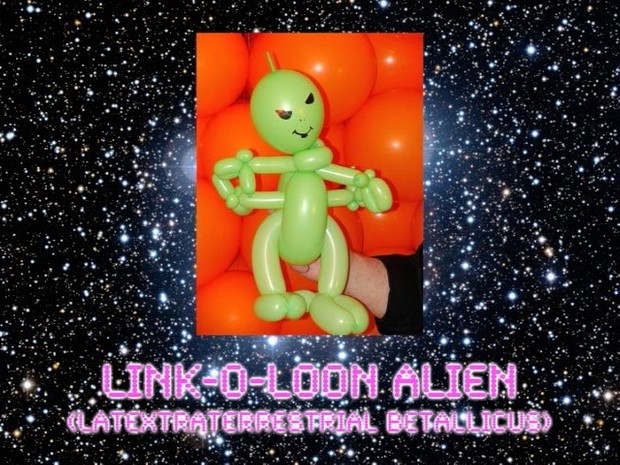 Link-O-Loon Alien Balloon Animal Sculpture by Jeff Hayes