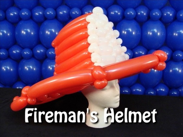 Fireman's Helmet Balloon Hat Recipe by Steven Jones