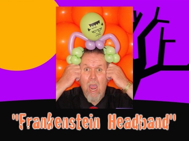 Frankenstein Headband Balloon Hat by Jeff Hayes