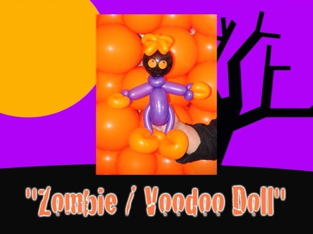 Zombie / Voodoo Doll Balloon Design by Jeff Hayes