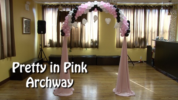 Pretty in Pink Balloon Arch Design by Alexa Rivera
