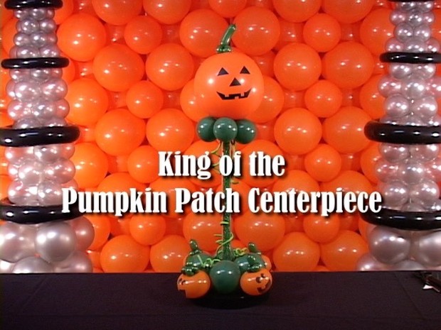King of the Pumpkin Patch Jack O Lantern Balloon Centerpiece by Steven Jones