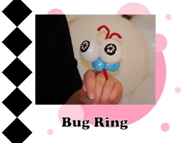 Bug Balloon Animal Ring Design by Melissa Vinson