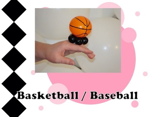 Basketball or Baseball Balloon Ring Design by Melissa Vinson