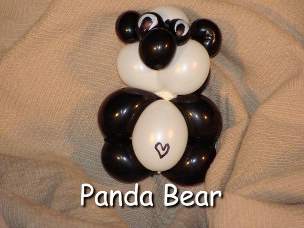 Panda Bear Bracelet Balloon Animal by Vicky Kimble