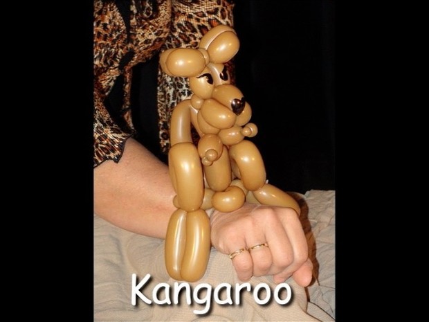 Kangaroo Balloon Animal Bracelet by Vicky Kimble