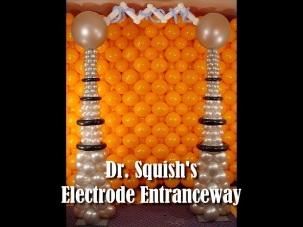Electrode Entranceway Halloween Balloon Design by Steven Jones