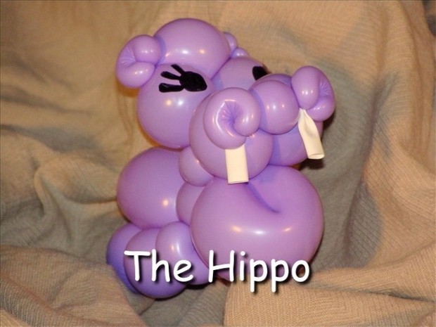 Hippo Balloon Animal Bracelet by Vicky Kimble