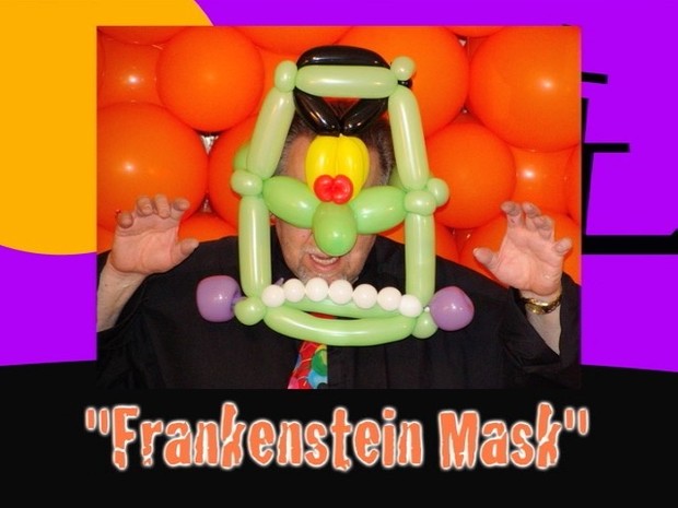 Frankenstein Mask Balloon Design by Jeff Hayes