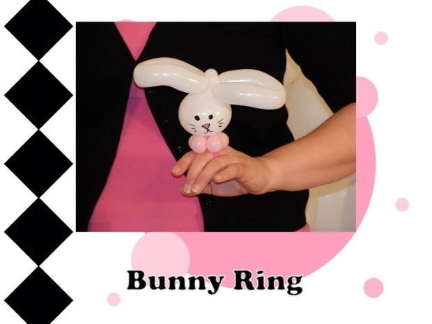 Bunny Balloon Animal Ring Design by Melissa Vinson