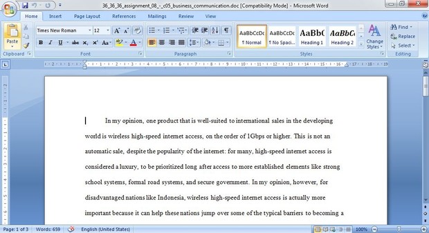 ASSIGNMENT 08 - C05 Business Communication