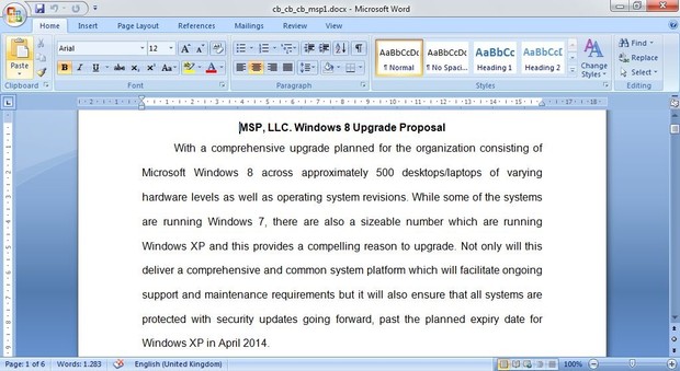 Desktop Migration Proposal