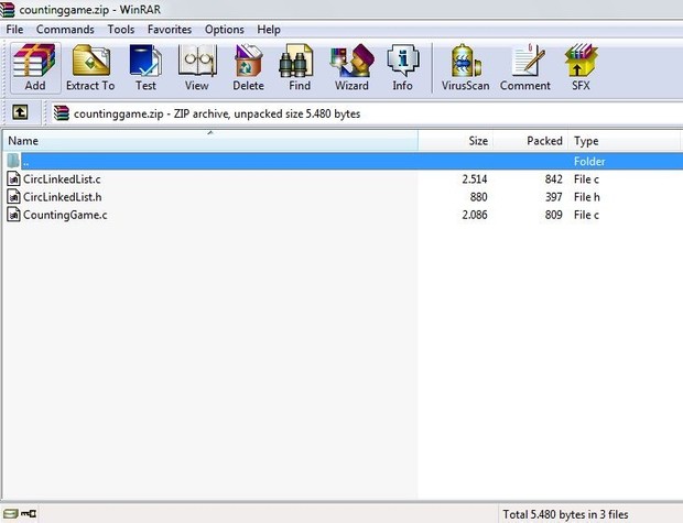 Programing C a child’s selection game