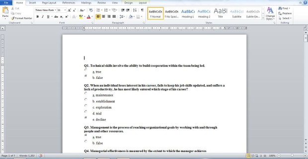 MGT101 Quiz 1 Solution